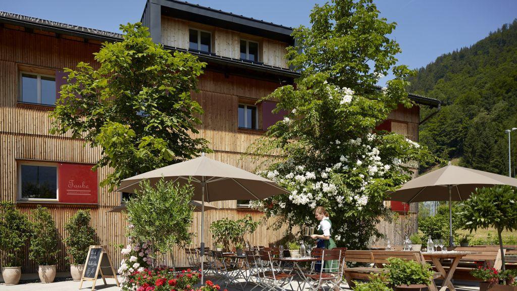 Gasthof Taube Bizau Exterior photo